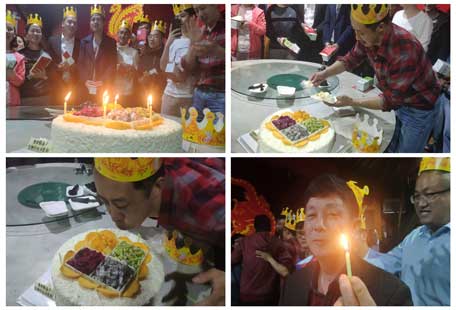 Employee birthday party | Foster's goddess, male gods happy birthday!